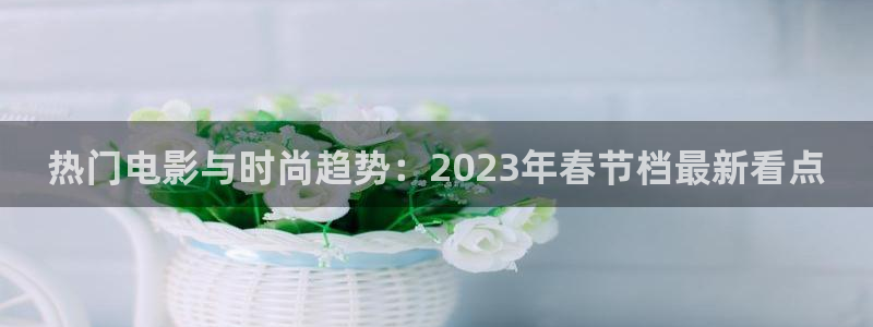 程极悦：热门电影与时尚趋势：2023年春节档最新看点